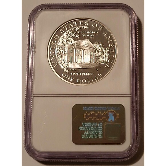 1999 P Dolley Madison Commemorative Silver Dollar Proof PF70 UC NGC - Picture 2 of 2
